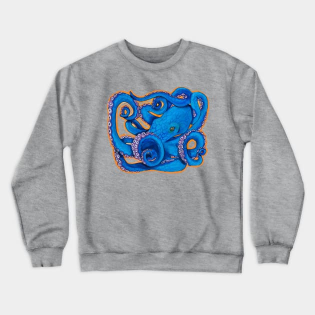 Octopus Crewneck Sweatshirt by colleendavis72